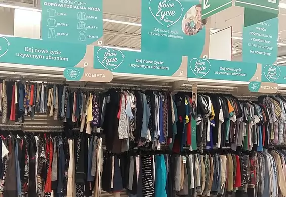 Auchan testuje opcję "second hand". Ceny ubrań od 7 do 35 zł za sztukę