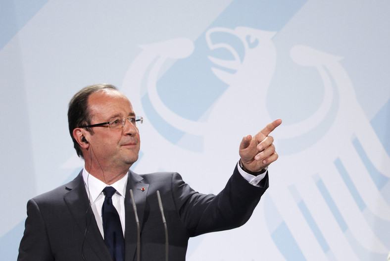 Prezydent Francji Francois Hollande
