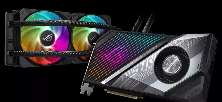 Asus ROG Strix LC Radeon RX 6800 XT zaprezentowany. Karta z chłodzeniem cieczą AIO