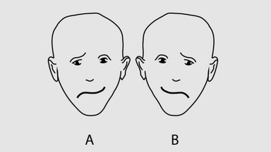 Która twarz jest szczęśliwsza? Odpowiedź wyjawi, jak działa twój mózg