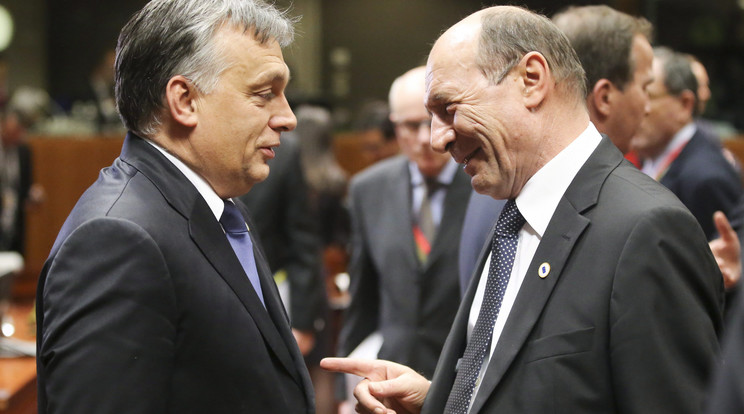 Traian Basescu korábban Orbán Viktorral is találkozott /Fotó: MTI