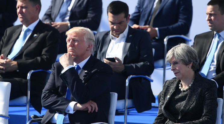 Az USA elnöke, Donald Trump 
a közelmúltban sokszor ostorozta Merkelt és Németországot /Fotó: GETTY IMAGES