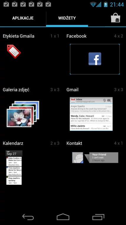 Galaxy Nexus screenshot