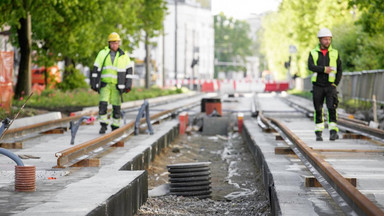 Budowa trasy tramwajowej do Wilanowa wkracza w nowy etap. Będą zmiany w ruchu