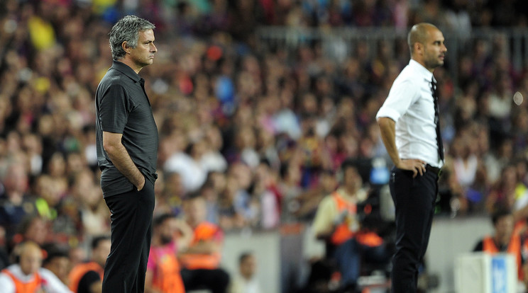 Guardiola és Mourinho nem tudják elkerülni egymást /Fotó: AFP