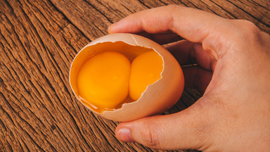 Dlaczego niektóre jajka mają podwójne żółtko?