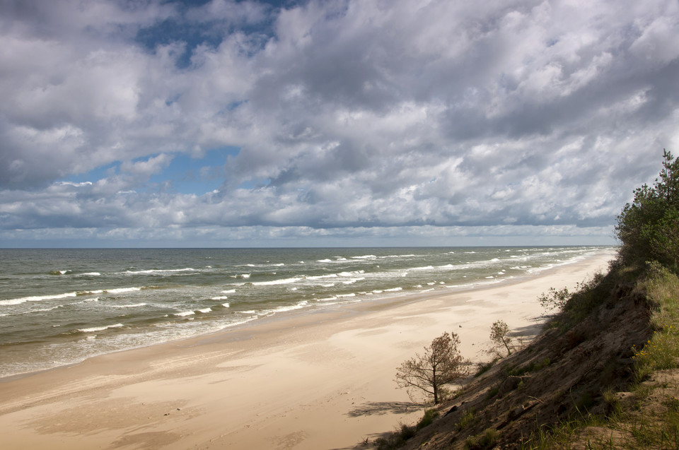 Plaża w Darłowie