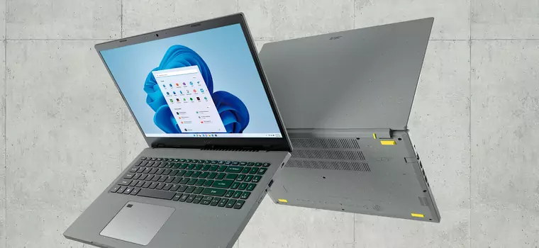 Test notebooka Acer Aspire Vero - ekologiczny komputer z materiałów odzyskanych z odpadów