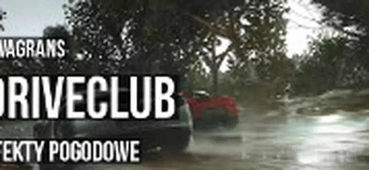 KwaGRAns: jak wyglądają efekty pogodowe w DriveClub? Sprawdzamy grę po dodaniu łatki