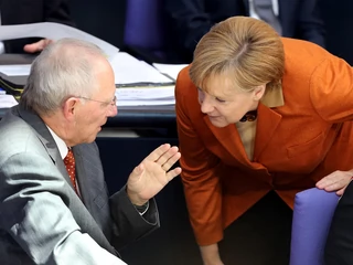 Schaeuble Merkel rozmowa