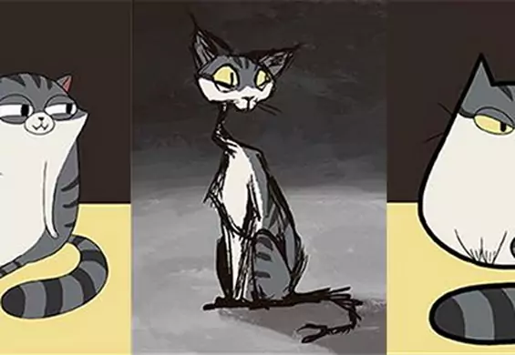 Młoda artystka narysowała swojego kota w 12 stylach. Został bohaterem bajki Disneya, filmu Tima Burtona i wielu innych