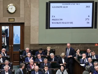 Za ustawą głosowało 396 posłów