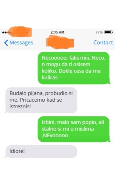 Zanimljive SMS poruke za dečka