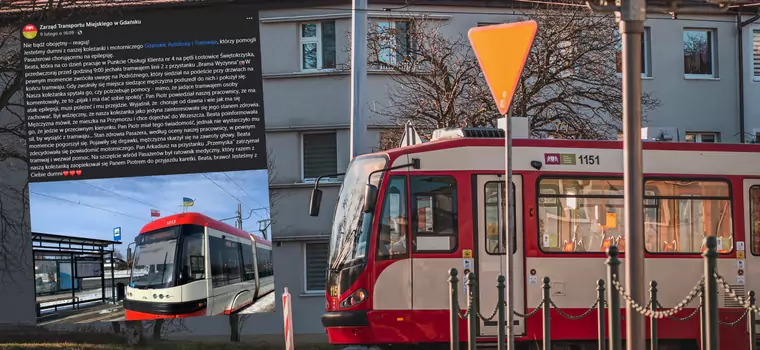 Pasażerowie tramwaju mówili, że to "pijak". Uratowała go pracowniczka ZTM