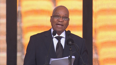 RPA: Zuma wygwizdany na uroczystości w hołdzie Mandeli
