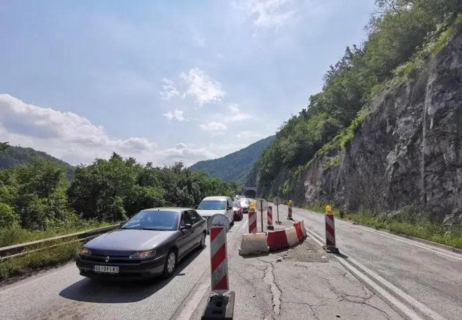 Radovi na putu za Kamenu Goru
