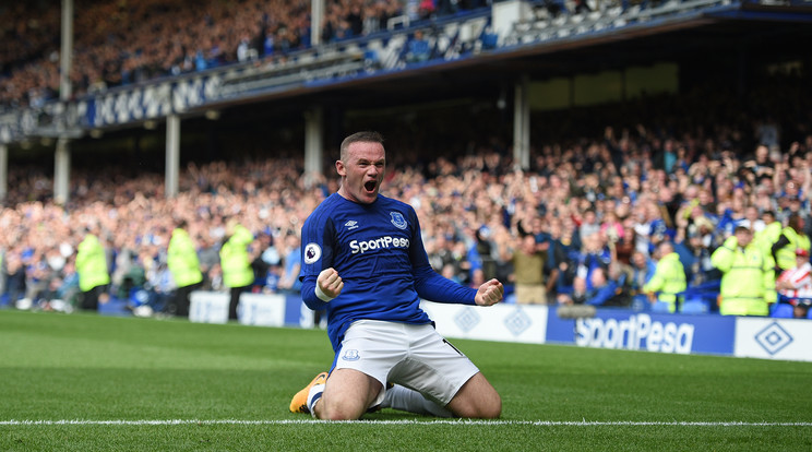 Rooney győztes találattal tért vissza az Evertonhoz /Fotó: AFP