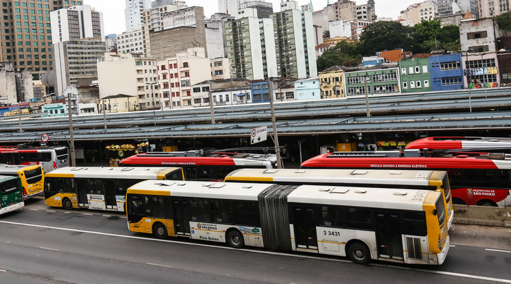 Ilyen egy brazil busz /Fotó:AFP