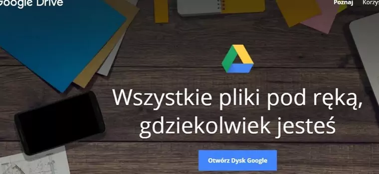 Wszystko o usłudze Dysk Google