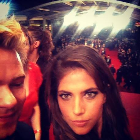 Weronika Rosati opublikowała na swoim profilu FB zdjęcie z podpisem: "Jonathan Tybel and I- rebels In Cannes:)"