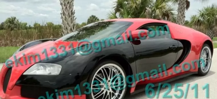 Bugatti Veyron z silnikiem... V6