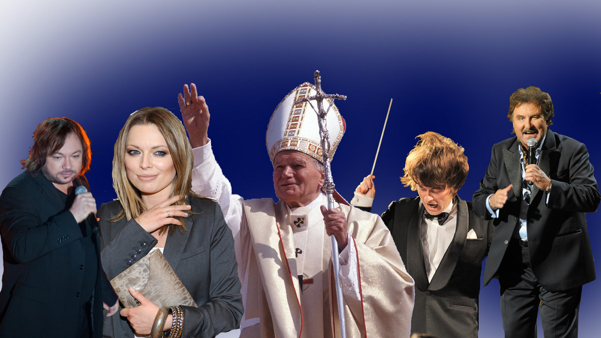 Bono, Bob Dylan, Anna Maria Jopek, a nawet Doda Elektroda mieli w swej muzycznej karierze wątek papieski. Zobaczcie sami!