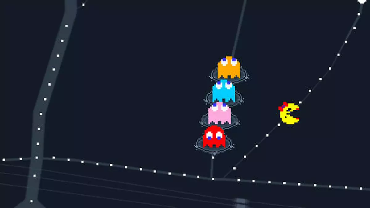 Mapy Google z grą Pac-Man z okazji prima aprilis