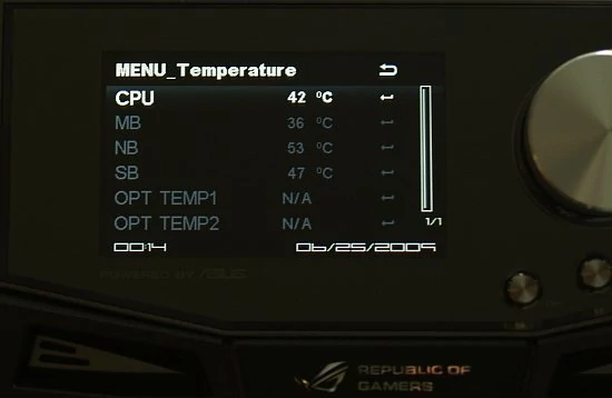 Monitoring temperatur