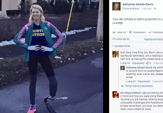 Tancerka, która straciła nogę podczas zamachu bombowego na maraton w Bostonie, wystartuje w tegorocznej edycji biegu