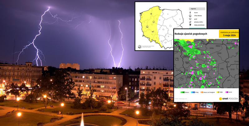 Godziny pięknej pogody są policzone. Wkrótce burze i deszcz opanują całą Polskę