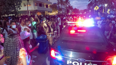 Wielka impreza w Miami Beach. Doszło do starć z policją, wprowadzono godzinę policyjną