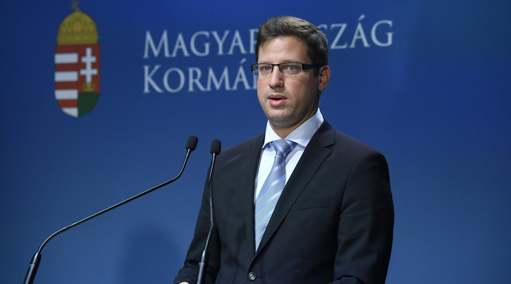 Gulyás Gergely miniszter jelentette be a változásokat /Fotó: MIT/Kovács Tamás