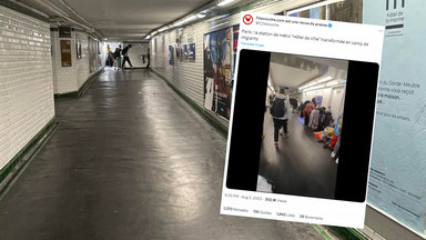 Niepokojące nagrania z paryskiego metra. Polka udała się na miejsce