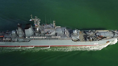 "Niebezpieczny moment". Rosyjska flota wojenna w pobliżu Ukrainy osiąga poziom z czasów zimnej wojny