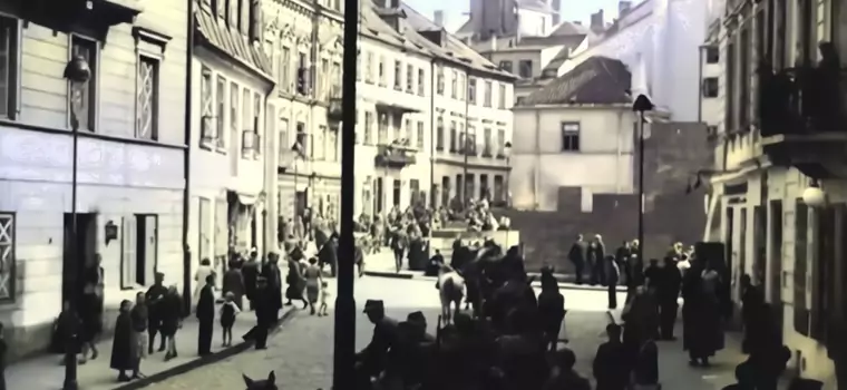 Oblężenie Warszawy z 1939 r. odnowione w kolorze i 4K. Przejmujące sceny [WIDEO]