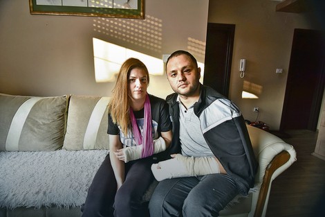 Pretučeni: Boris i Svetlana Jevrosimov 