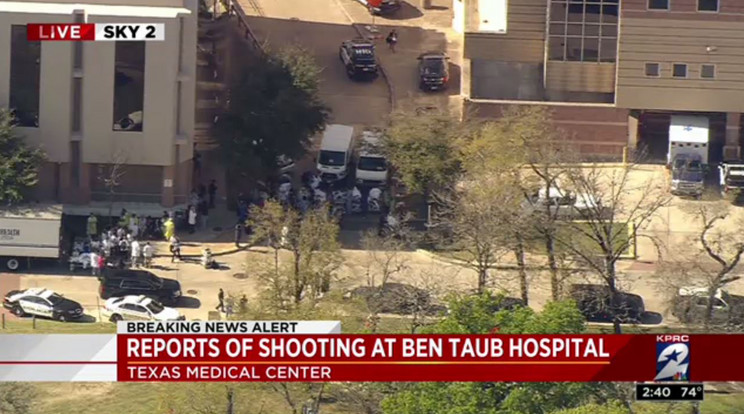 Lövöldözni kezdett valaki egy texasi kórházban