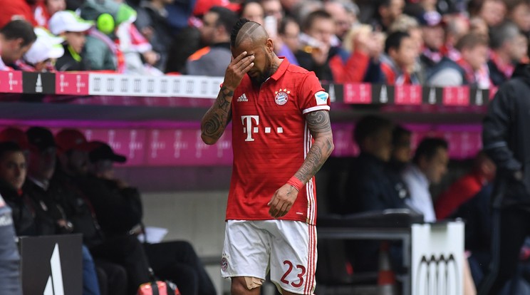 Arturo Vidal gyászol/Fotó: AFP