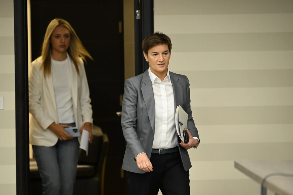 Ana Brnabić, konferencija za novinare, SNS