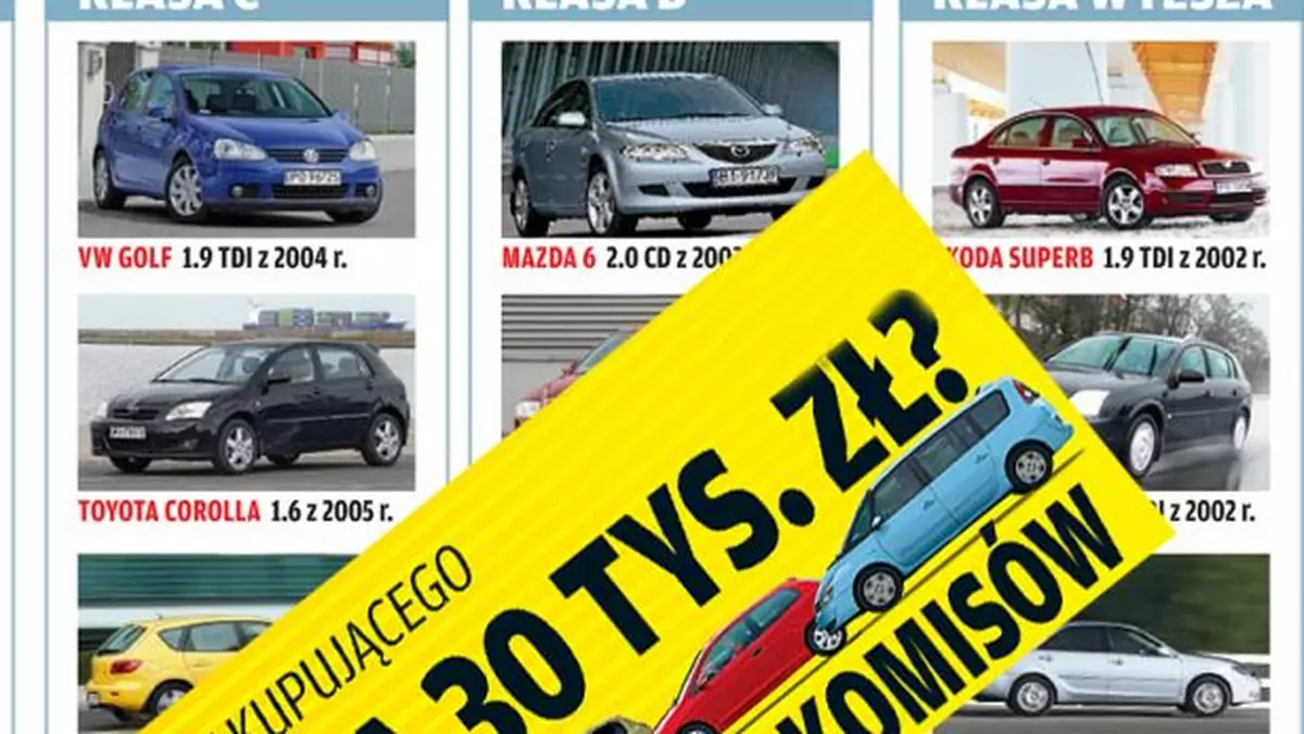 Używane auto za 30 000 zł. 50 najlepszych propozycji!