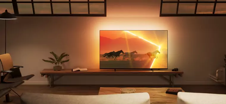 Ekstrapromocja na mini-LED z Ambilight. TV 120 Hz 65 cali taniej w Media Expert