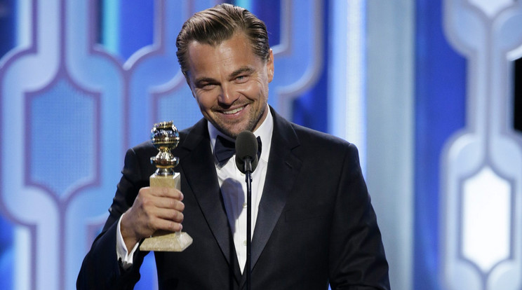 Leonardo DiCaprio 2014 után ismét Golde Globe-díjat kapott /Fotó: MTI