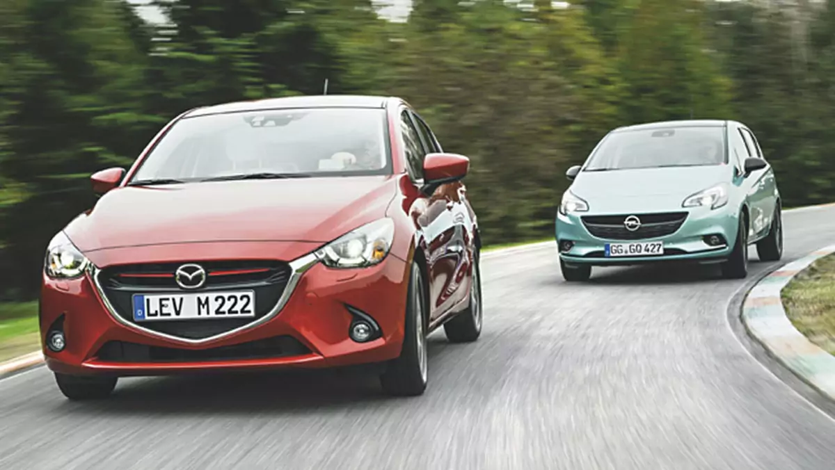 Mazda 2 kontra Opel Corsa - Maluchy dojrzalsze niż myślisz