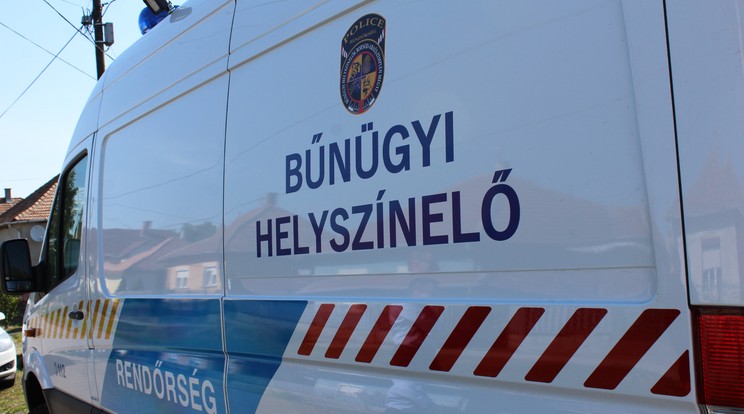 Helyszínelés /Fotó: police.hu