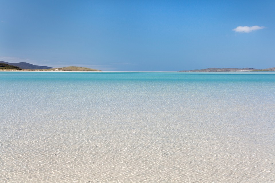 Plaża Luskentyre na wyspie Lewis And Harris