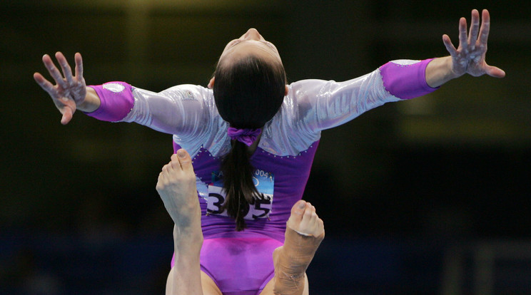 Lisa Skinner, még mikor olimpikon volt /Fotó: AFP