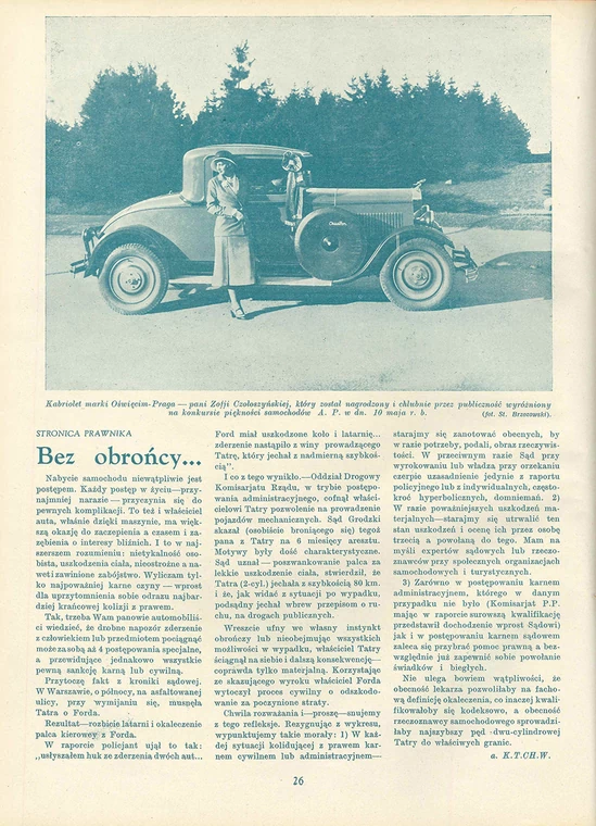 Pokazy elegancji samochodów w latach 30.