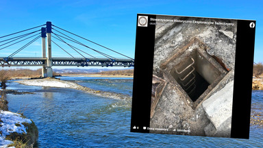 Odkrycie niemieckiej tajemnicy z czasów wojny podczas rozbiórki mostu pod Nowym Sączem