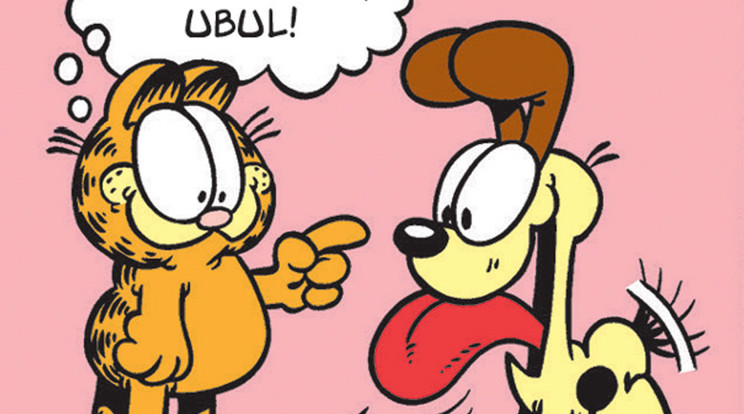 Garfield megint kibabrált Ubullal