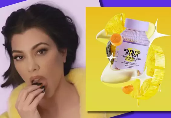 Kourtney Kardashian sprzedaje żelki, które "poprawią" smak i zapach waginy. Ginekolodzy: "Niebezpieczna bzdura"